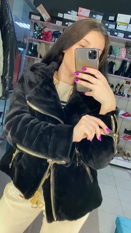 From a hooded fur coat to a fur biker jacket